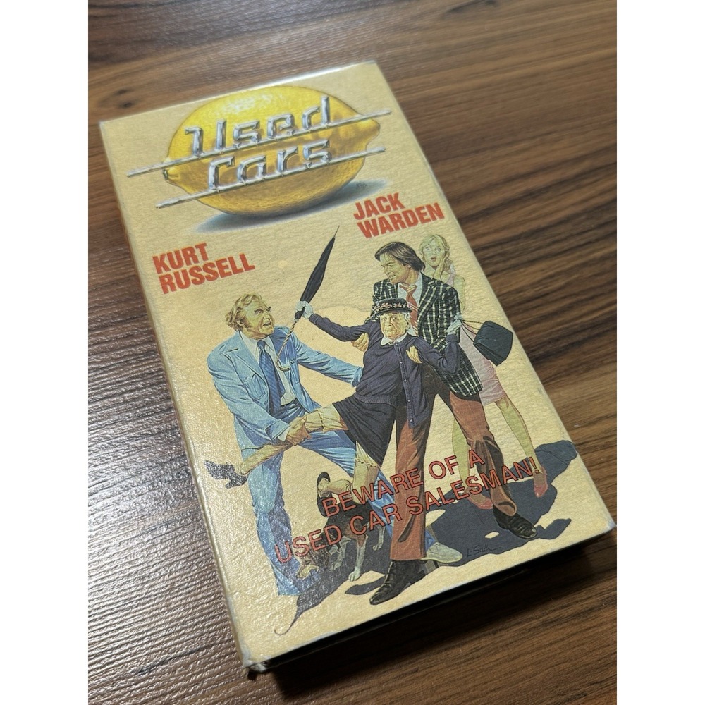 Used Cars : Beware of a Used Car Salesman ( Kurt Russell ) Pre-Owned VHS